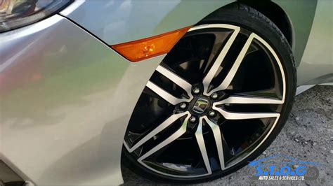 2017 Honda Civic Sport With 20 Inch Sports Rims Youtube