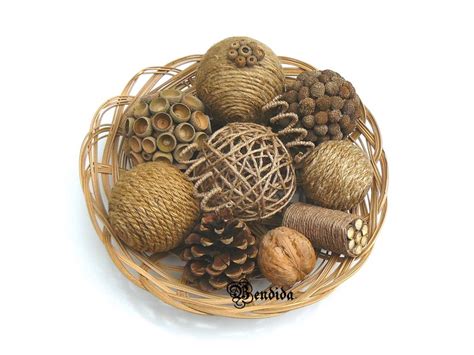 Twine Decorative Balls For Bowls Farmhouse Table Centerpiece Etsy