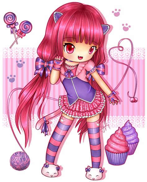 Spc Happy Pink Neko By Hyanna Natsu On Deviantart