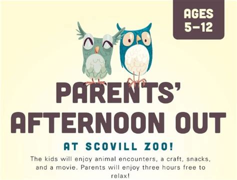 Parents Afternoon Out Scovill Zoo Decatur January 3 2024