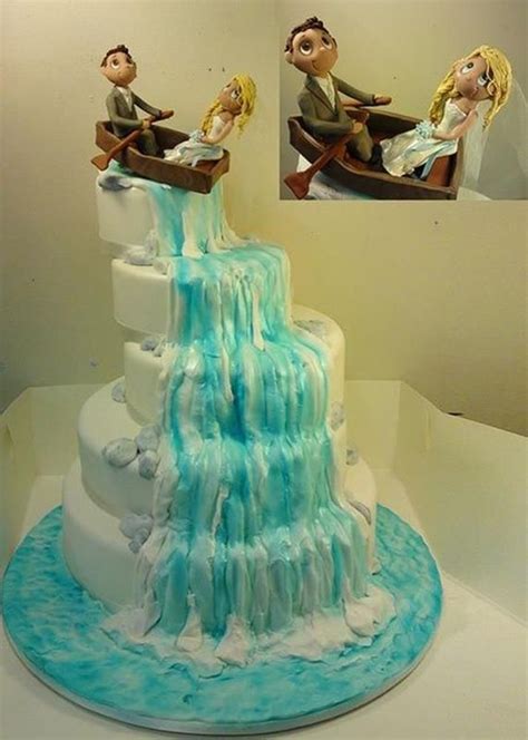 29 Amazing Waterfall Wedding Cakes Ideas Fashion And Wedding