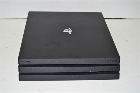 Sony Ps4 Playstation 4 Pro 1tb Cuh 7015b Jet Black Console Ebay