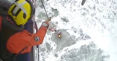 Coastguard Reveals Terrifying Footage Of Rescuers Battling Enormous