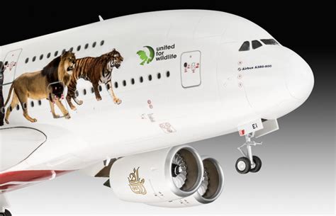 Revell Emirates A380 800 ‘united For Wildlife 1144 Scale Modelling Now
