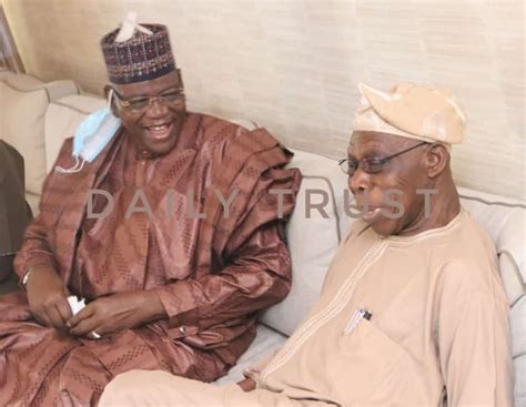 Photos Saraki Sule Lamido Top Pdp Leaders Meet Obasanjo In Abuja