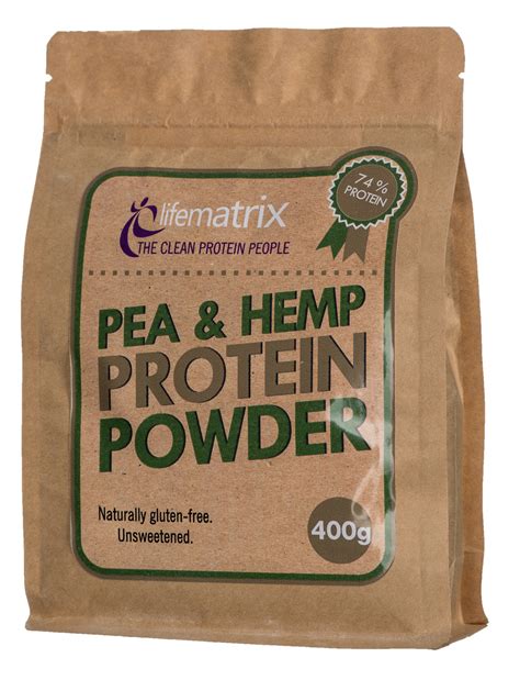 Life Matrix Pea And Hemp Protein Powder 400g Online Vitamins