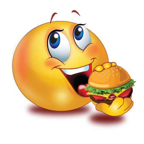 Party Eating Burger Emoji