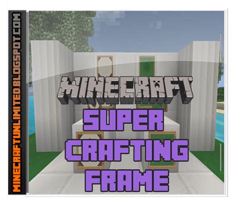 Descargar Super Crafting Frame Mod Para Minecraft 1710 ~ Minecraft