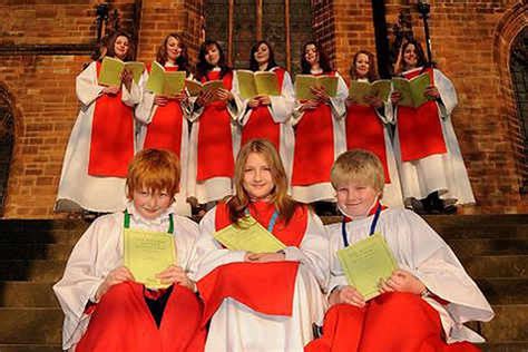 Church Choir Singing For Their Supper Express And Star