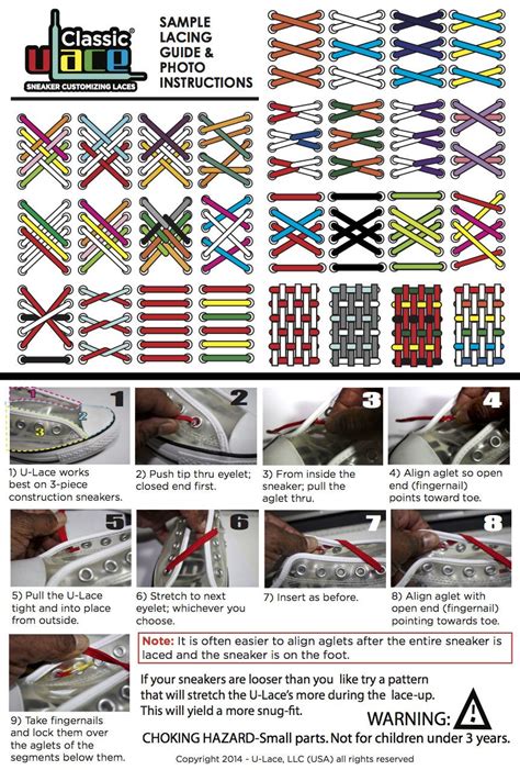 Then run the laces back into the next hole—from the outside of the shoe inwards—to create a loop. No Tie Sneaker Laces Lacing Guide - Cool Ways to Lace Your Converse Shoes | U-Lace | Shoe lace ...