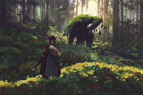 Artstation Boss Fight Atey Ghailan In Art Contest Fantasy