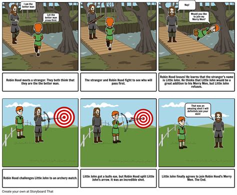 Robin Hood Story Storyboard Af Cdineen