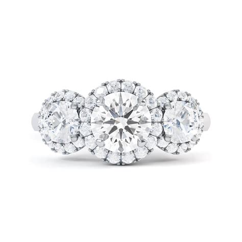 Trilogy Diamond Engagement Rings London Diamonds Hatton Garden