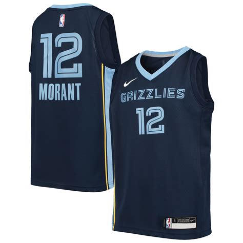 Youth Memphis Grizzlies Ja Morant Nike Blue Team Swingman Jersey
