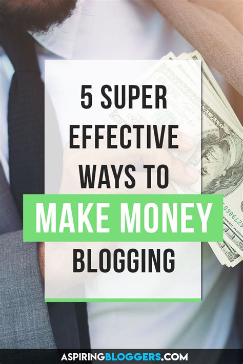 Make money as soon as possible today! 5 Super Effective Ways to Make Money Blogging ASAP | Aspiring Bloggers