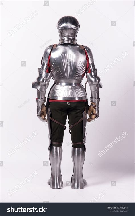 Rear View Knight Metal Armor Stock Photo 197630564 Shutterstock