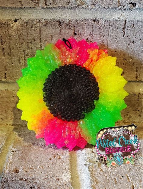 neon tie dye sunflower car freshie car air freshener car etsy handmade air freshener diy