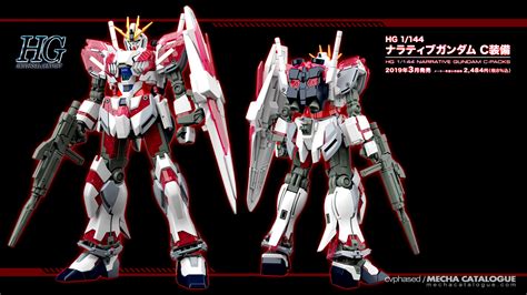 Hguc Narrative Gundam C Packs Cvphased Mecha Catalogue