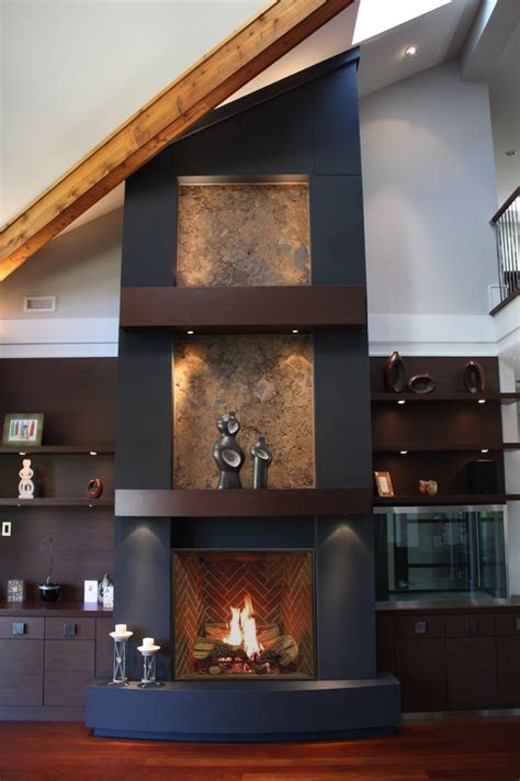 Fireplaces Transitional Living Room Vancouver By Lyonstone