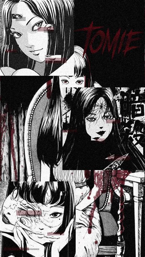Tomie Wallpaper Scary Wallpaper Japanese Horror Pink Wallpaper Anime
