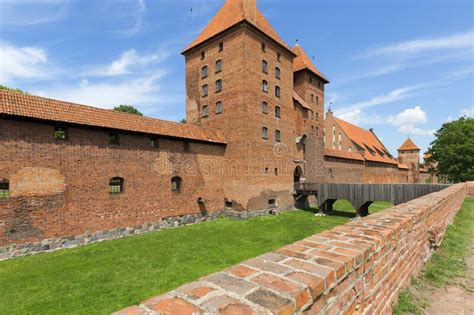 13th Century Malbork Castle Medieval Teutonic Fortress On The Nogat