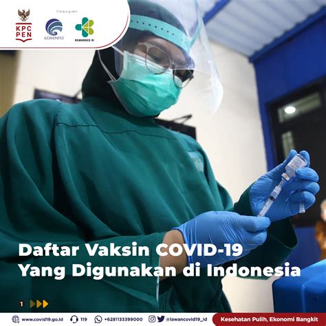 Daftar Vaksin Covid 19 Yang Digunakan Di Indonesia Masyarakat Umum