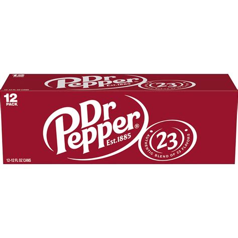 Dr Pepper Soda 12 Oz Cans Shop Soda At H E B