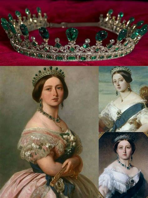Queen Victorias Emerald Tiara Reina Victoria Del Reino Unido Queen