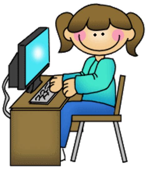 Download High Quality Student Clipart Computer Transparent Png Images
