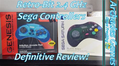 The Retro Bit 24 Ghz Sega Controllers Definitive Review Youtube
