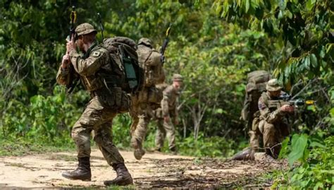 British Army Conducts Jungle Warfare Training With Thai Forces