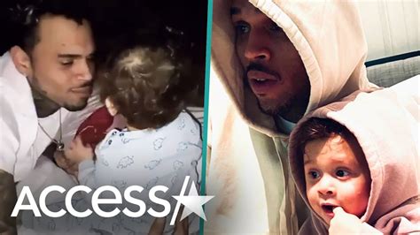Chris Brown Scores Sweet Giggles From Son Aeko Youtube