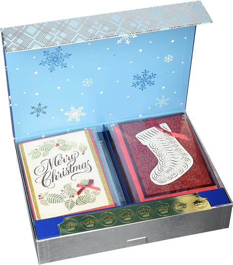 Hallmark Christmas Handmade Boxed Assorted Greeting Cards Set Pack Of