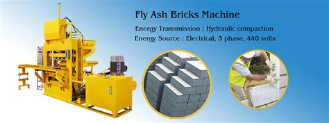 Fly Ash Bricks Machines India