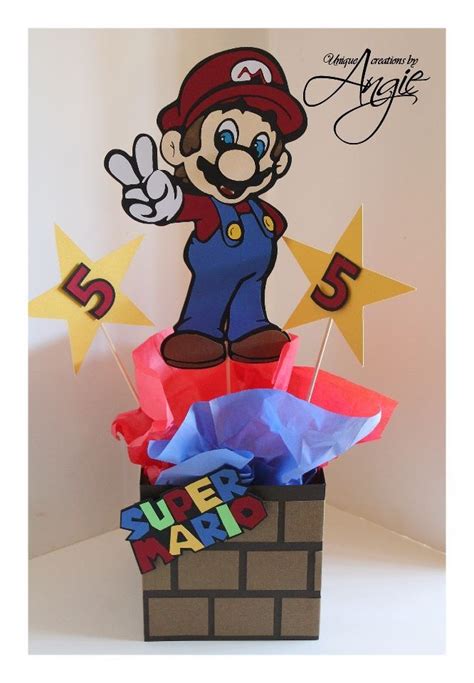 Mario Bros Centerpieces Shopangieuniquecreations