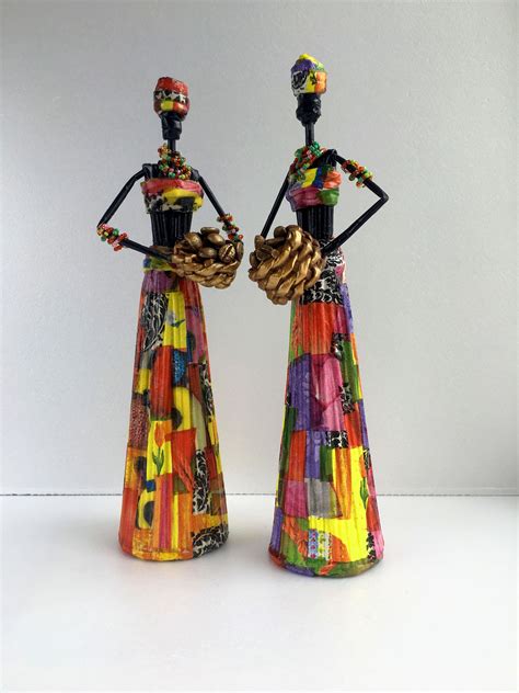 African Art Doll Handmade Africa Bookshelf Decor Art Dolls Handmade African Dolls Dolls Handmade