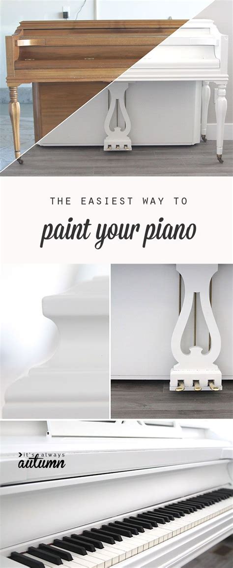 How To Paint Your Piano The Easy Way Piano Decor Easy Home Decor