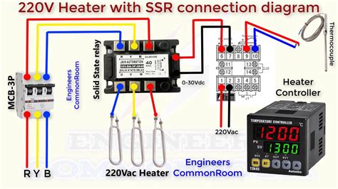 220v Heater With Ssr Connection Diagram Engineers Commonroom