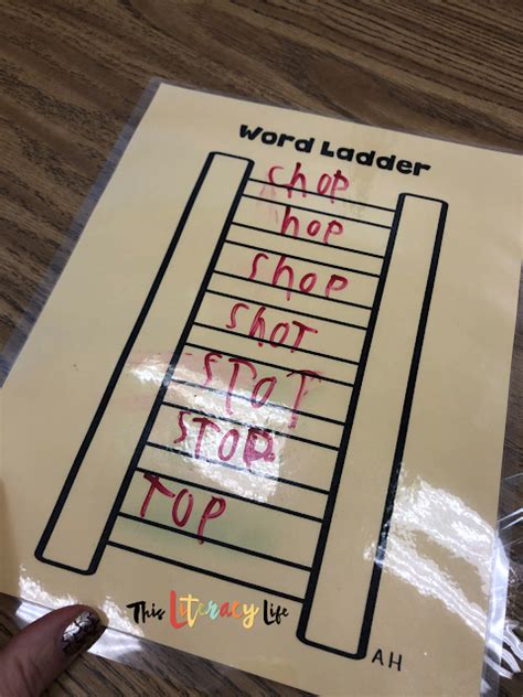 Word Ladders Building Words Step By Step This Literacy Life