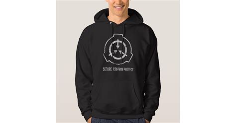 Scp Secure Contain Protect Hoodie Zazzlenl