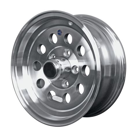 Martin Wheel Aluminum 15in Mini Mod Trailer Tire Wheel — Rim Only 5