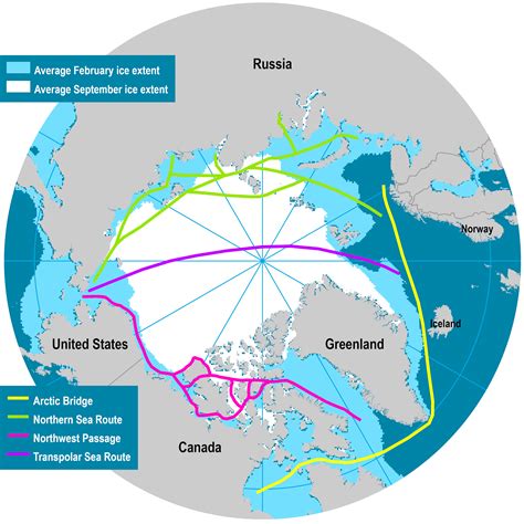 Polar Shipping Routes The Geography Of Transport Systems