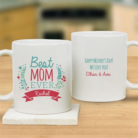 Personalized Best Mom Coffee Mug 40b