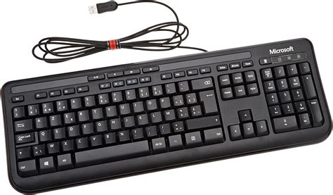 Microsoft Wired Keyboard 600 Clavier Usb Noir Azerty Belge Amazonfr