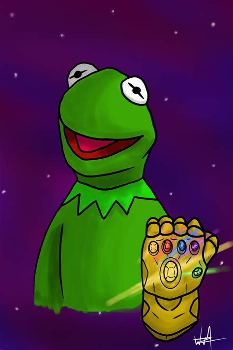 Kermit The Thanos Frog Its Soup Time