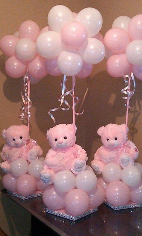 13 Teddy Bear Centerpieces Ideas Balloons Baby Shower Decorations