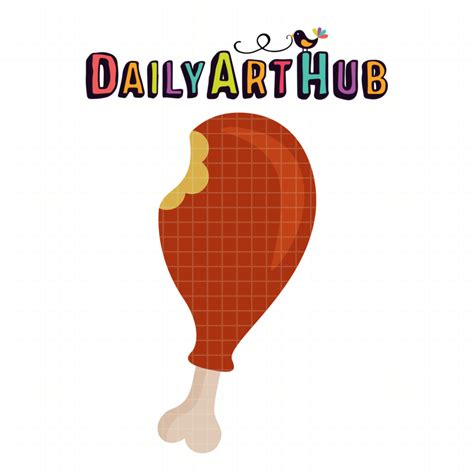 Turkey Leg Clip Art Daily Art Hub Graphics Alphabets SVG