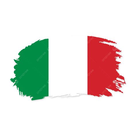 Italy Stock Flag Vector With Transparent Background Italy Italy Day