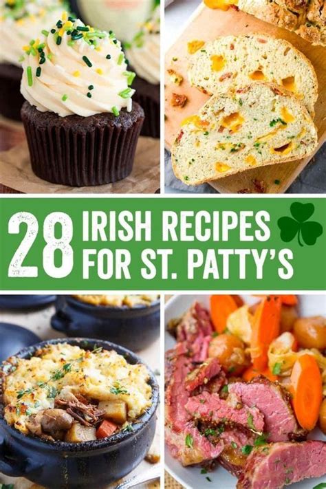 Irish Recipes For St Patrick S Day St Patrick S Day Menu Dinner
