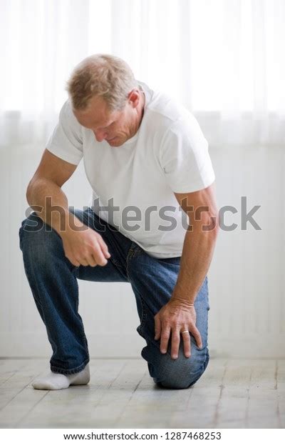 847 Man Kneeling Looking Down Images Stock Photos 3d Objects